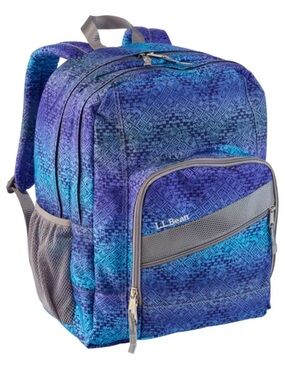 L.L.Bean Deluxe Book Pack 37L, geometric Print - brand new